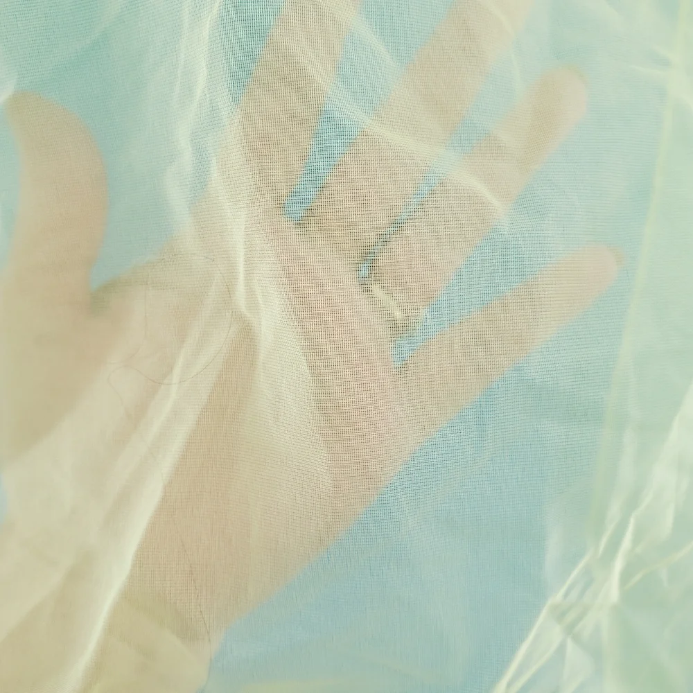 Vintage late 50s sheer wedding ring apron - Picture 3 of 7